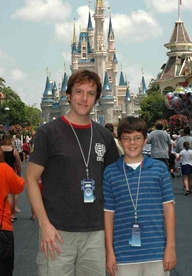 Rick & Jesse in the Magic Kingdom at Disney