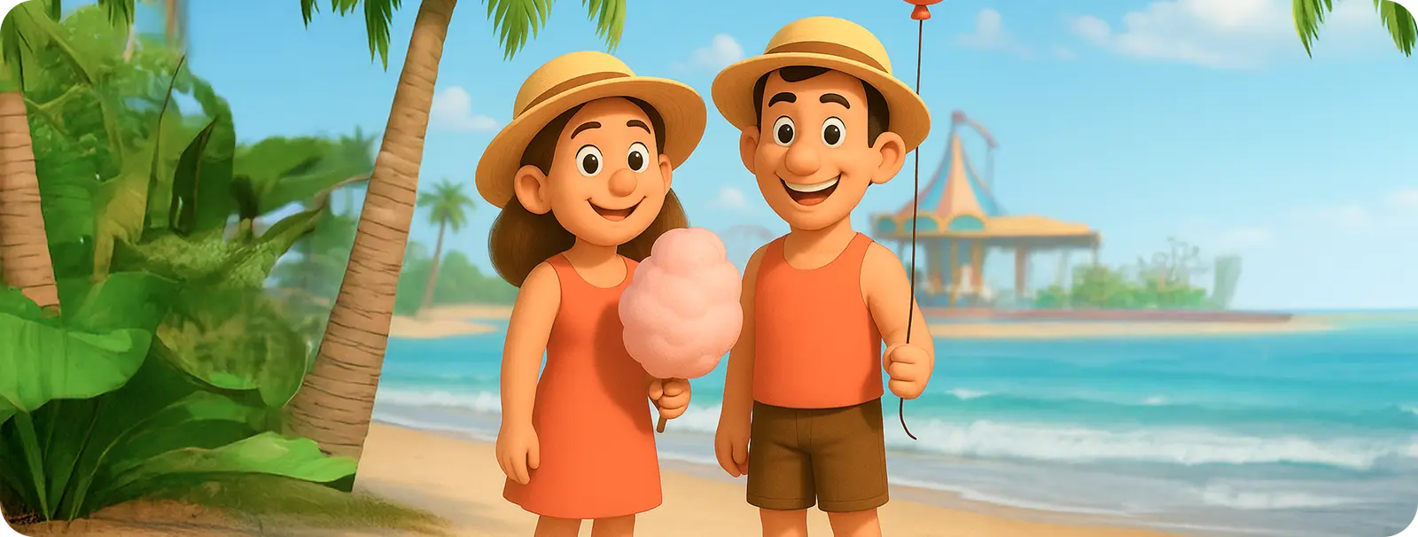 Couple at beach